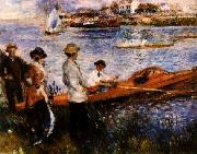 Pierre Renoir Oarsmen at Chatou oil painting picture wholesale